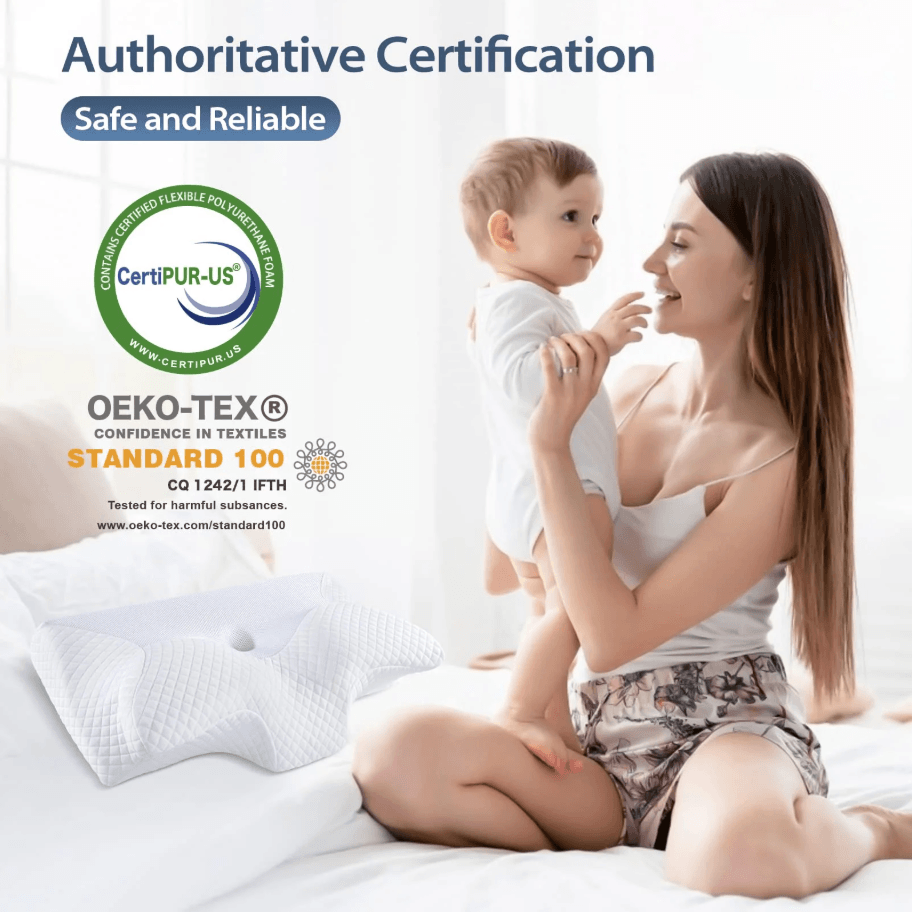 HOMCA Memory Foam Cervical Pillow_safe and reliable
